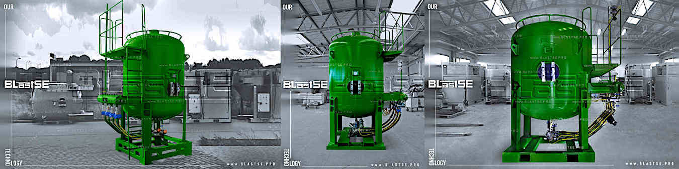 BIG BlastSE - Абразивоструйные установки большого объема 