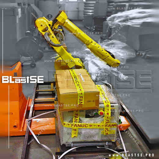 Рука робота камеры дробеструйной обработки BlastSE